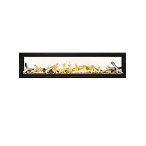 74-in Luxuria Gas Fireplace, See Through, Direct, Propane