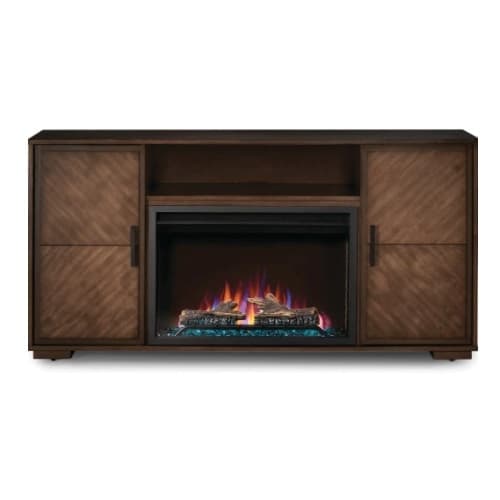 Hayworth Media Console w/ Cineview Electric Fireplace