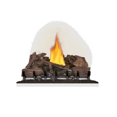 Split Oak Log Kit for 36-in Riverside Series Fireplace