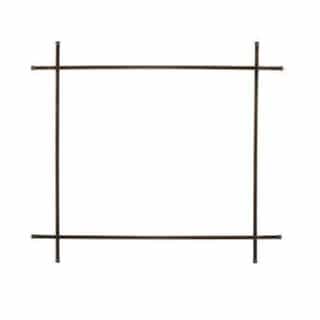 Decorative Accent for Altitude X 36 Fireplace, Straight, Brass