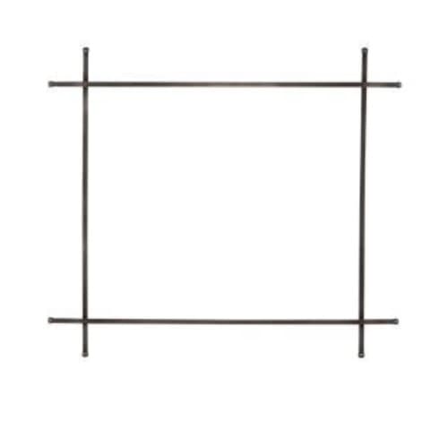 Decorative Accent for Elevation X 36 Fireplace, Straight, Pewter