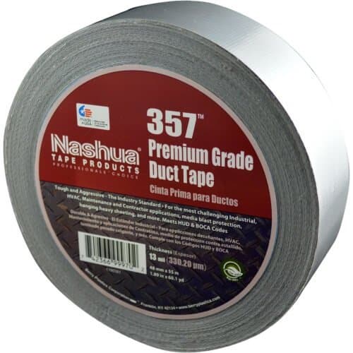 398 Contractor Grade Duct Tape, 2''x60 Yds, Silver