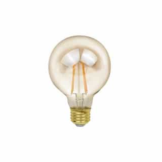 5W LED G25 Filament Bulb, Dimmable, 2200K