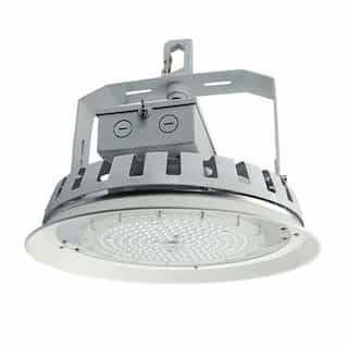 75W 14in Round LED High Bay Fixture, 4000K, DLC Premium, Dimmable