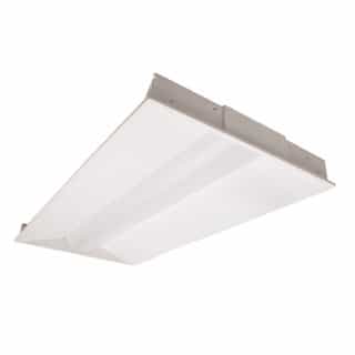 30W 2' x 4' LED Troffer Light Fixture, Dimmable, 3500K