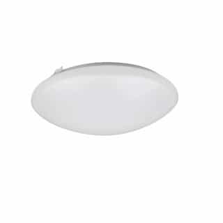 12-in 14W LED Round Flush Mount, Dim, 1120 lm, 120V, CCT Selectable