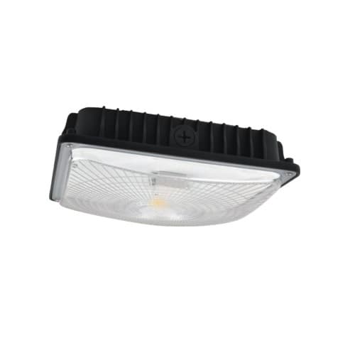 NaturaLED 10-in 42W LED Slim Canopy Light, Dimmable, 5638 lm, 5000K, Black
