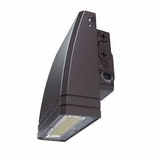 NaturaLED LED Adjustable Slim Wall Pack, Selectable Watts, Lumens & CCT, BZ, 2PK
