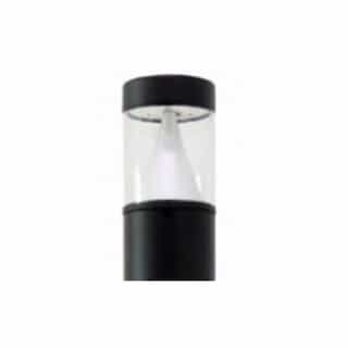 LED Flat Cone Bollard Light, Selectable Watts, Lumens & CCT, Black