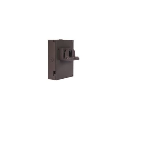 NaturaLED Compact Area Light Wall Mount, Bronze
