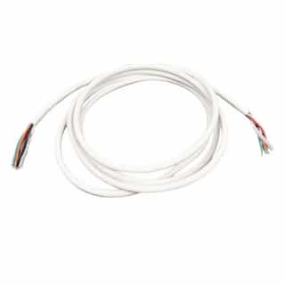 10-ft Power Cable Cord for 300V 5 Conductor, White