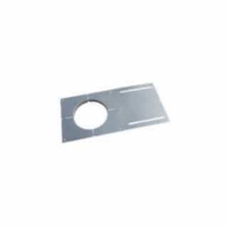 4-in Round Pre-Mounting Plate for Square Slim Disk Light, 10PK
