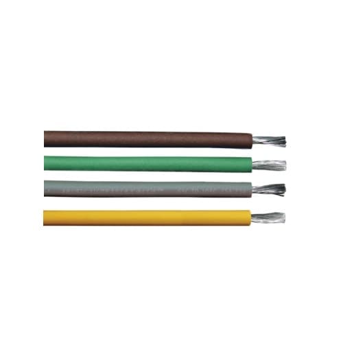 250-ft Copper Conductor Cable Coil, 150 lb Max Capacity, Brown, Yellow, Gray, Green
