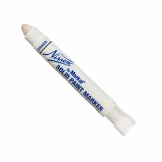 Nissen  Solid Paint Marker, Industrial-Strength, White
