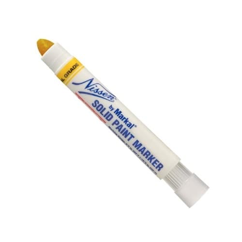 Solid Paint Marker, Industrial-Strength, Yellow