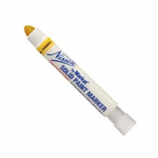 Nissen  Solid Paint Marker, Industrial-Strength, Yellow