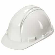 Heavy Duty White 4 Point HDPE "K2" Hard Hat