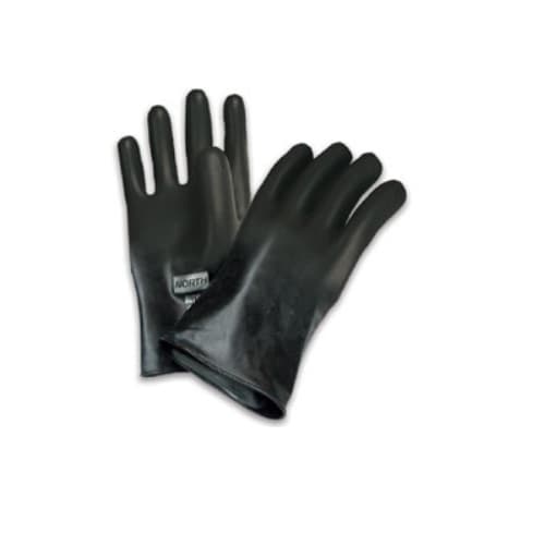 North Safety  Butyl&trade; Gloves, Size 10, Black