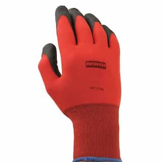 15 Gauge NorthFlex Red Foamed PVC Palm Coated Gloves