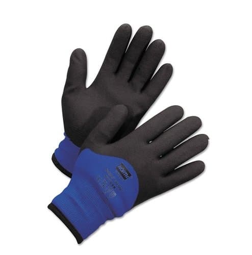 North Safety  Medium Cold Grip Winter Gloves w/ PVC Coating, 12pk