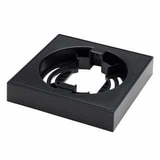 5-in Square Collar for Blink Pro Light Fixture, Black