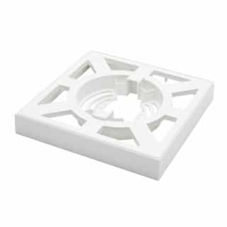 Nuvo 7-in Square Collar for Blink Pro Light Fixture, White
