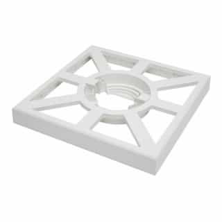 Nuvo 9-in Square Collar for Blink Pro Light Fixture, White
