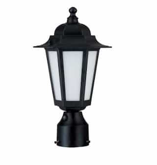13W, Cornerstone 14" Post Lantern Light, Textured Black Finish