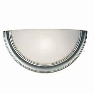 13W Wall Sconce Lighting Fixture, Brushed Nickel Finish