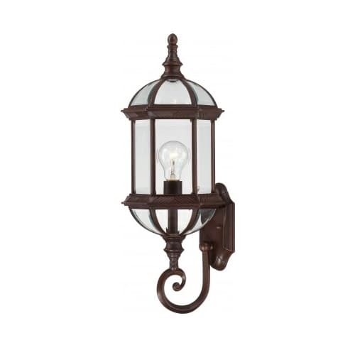 100W Boxwood 23" Outdoor Wall Light, Brown