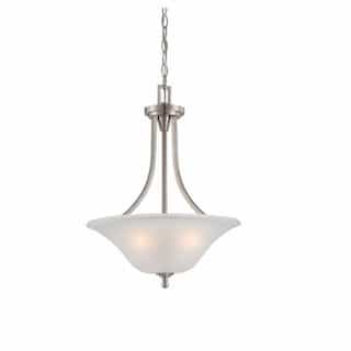 Nuvo Surrey Pendant Light, Frosted Glass