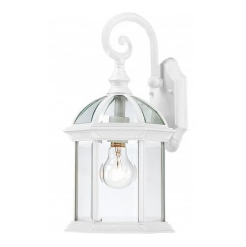 100W 15" Outdoor Wall Light, White