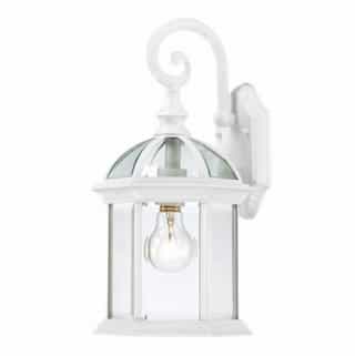 100W 15" Outdoor Wall Light, White