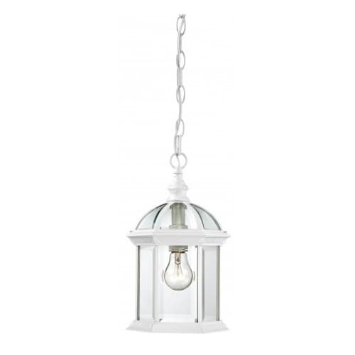 Nuvo 100W 14" Outdoor Hanging Light, White