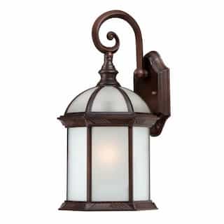 18W Fluorescent 16" Outdoor Wall Sconce, Rustic Bronze