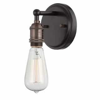 Nuvo 100W Vintage Wall Sconce, Rustic Bronze