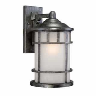Nuvo Manor 10" Outdoor Wall Light Fixture, Frosted Seed Glass 