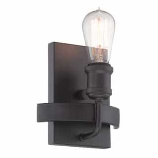 Nuvo 100W Wall Sconce Paxton Light Fixture, Aged Bronze
