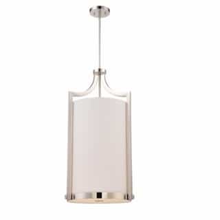 Nuvo Meadow Large Foyer Light, Polished Nickel Finish
