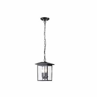 11-in Jamesport Outdoor Hanging Lantern w/o Bulb, 3-Light, 120V, MB