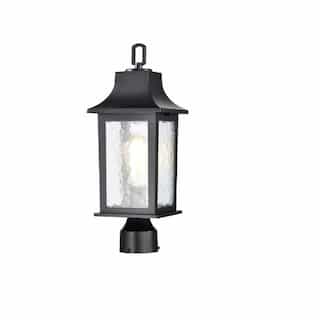 Nuvo 17-in Stillwell Outdoor Post Light Fixture w/o Bulb, 120V, Matte Black