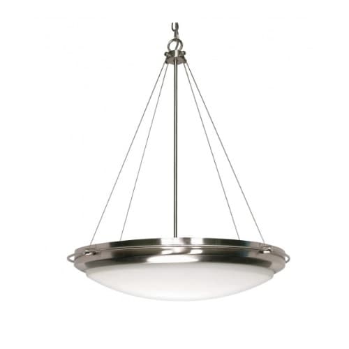 Polaris 23" Pendant Light, Frosted Glass Shades