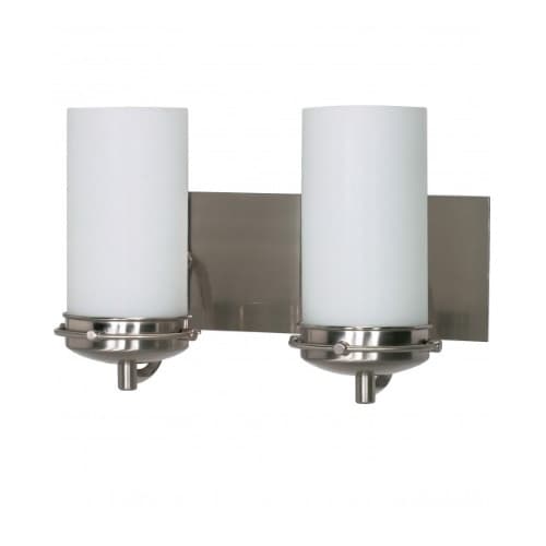 Nuvo Polaris 14"  Vanity Light, Frosted Glass Shades
