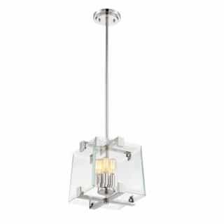 Nuvo 160W, Shelby Pendant Light Fixture, Polished Nickel Finish, 160W