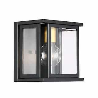 Nuvo Payne Wall Sconce Light Fixture, Midnight Bronze, Clear Beveled Glass