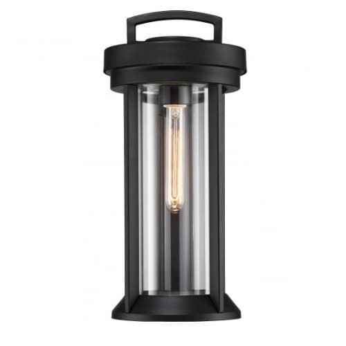 Nuvo 60W, Huron Small Lantern Light, Aged Bronze and Clear Glass
