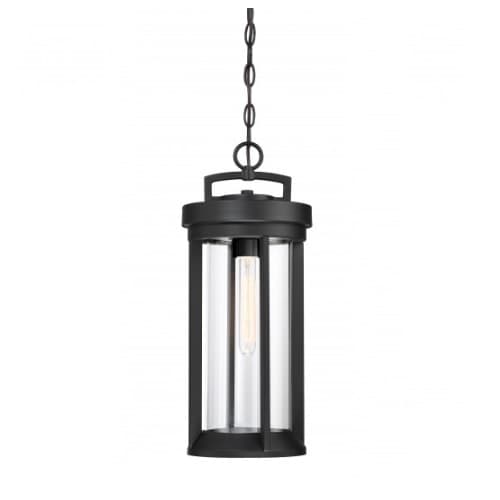 Nuvo 60W, Huron Hanging Lantern Light, Aged Bronze and Clear Glass