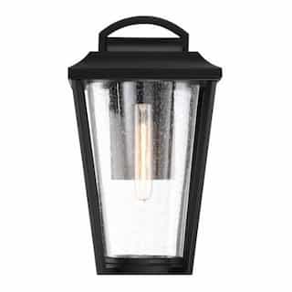 60W Lakeview Small Lantern Light, Aged Bronze Finish, Clear Seed Glass
