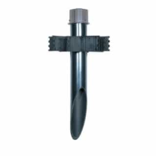 Nuvo 2-in PVC Mounting Post, Light Gray