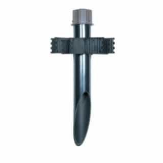 3-in PVC Mounting Post, Light Gray